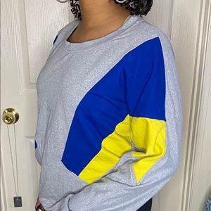 New York and Company Color Block Sweatshirt